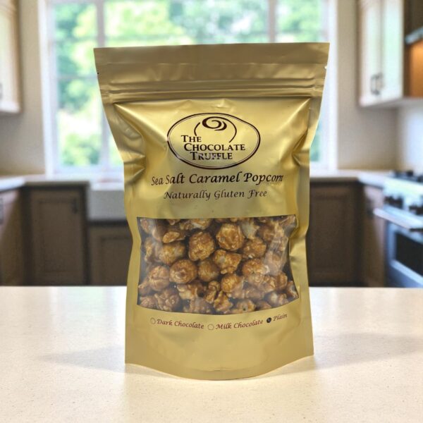 Gluten Free Sea Salt Caramel Popcorn