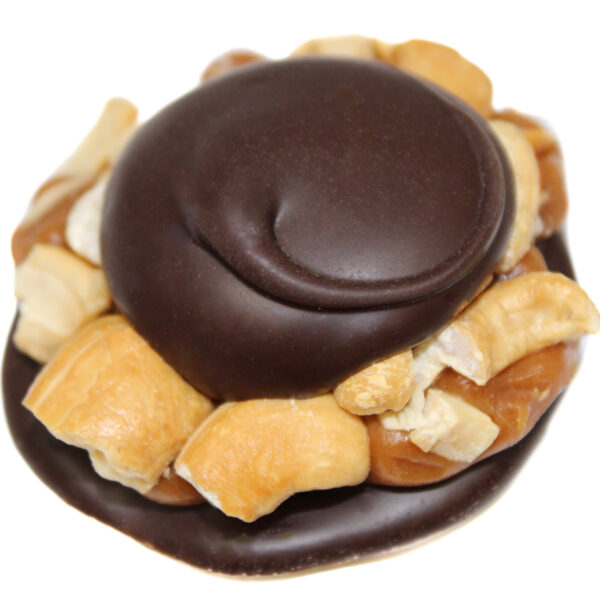 Dark Chocolate Cashew Caramel & Nut Patty