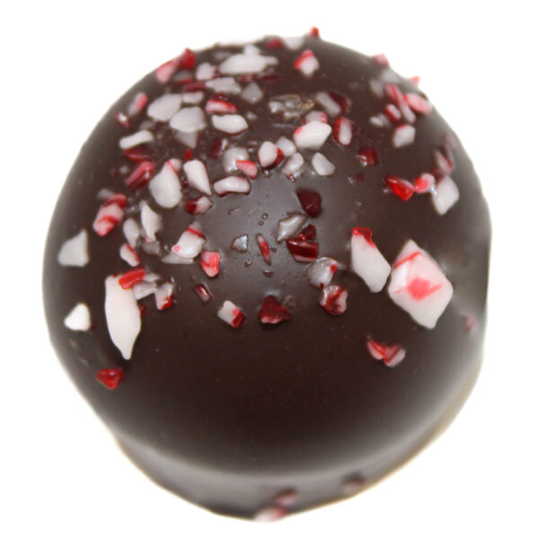 Dark Chocolate Peppermint Frostbite Truffle