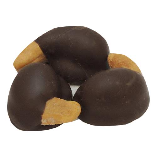 Cashews 1/2 Dipped in Dark Chocolate (3 to a cup)