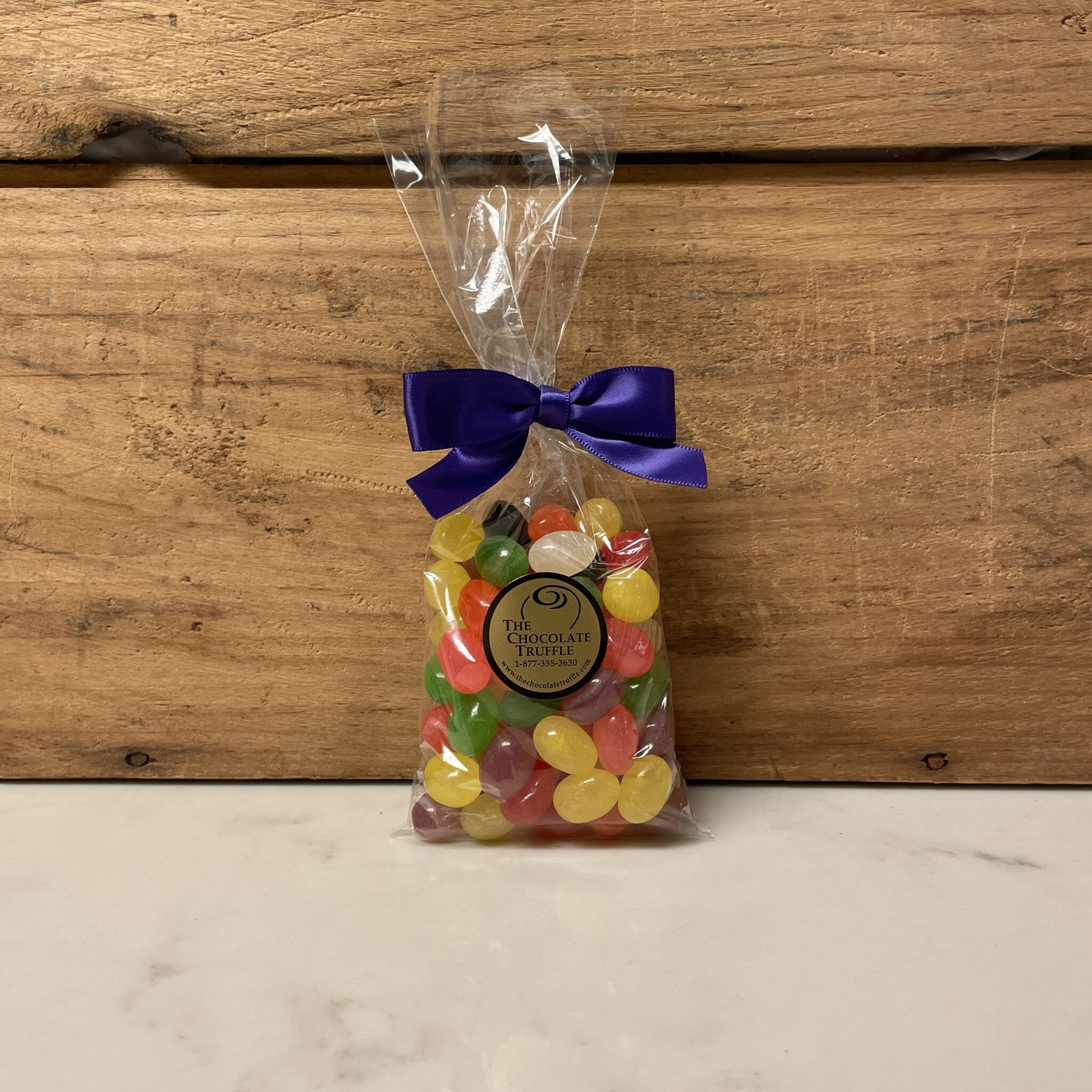 Assorted Fruit Flavored, Pectin Jelly Beans 4oz The Chocolate Truffe