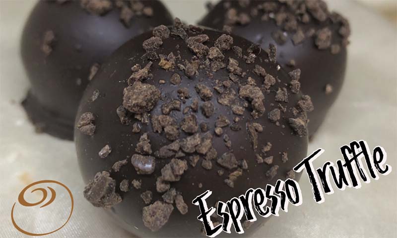 espresso chocolate truffle